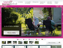 Tablet Screenshot of camping-dordogne.net